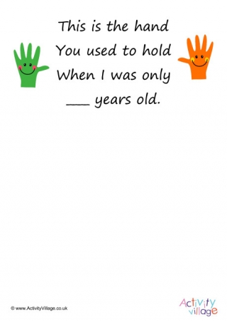 Handprint Poem Printables photograph relating to Handprint Poem Printable called Handprint Poem Printables
